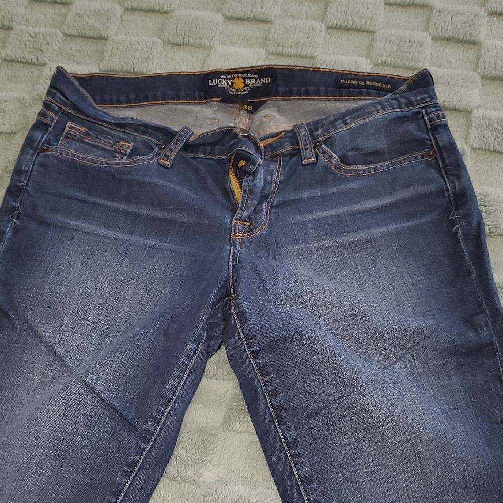 Lucky Brand Women's Dark Blue Straight Leg Jeans